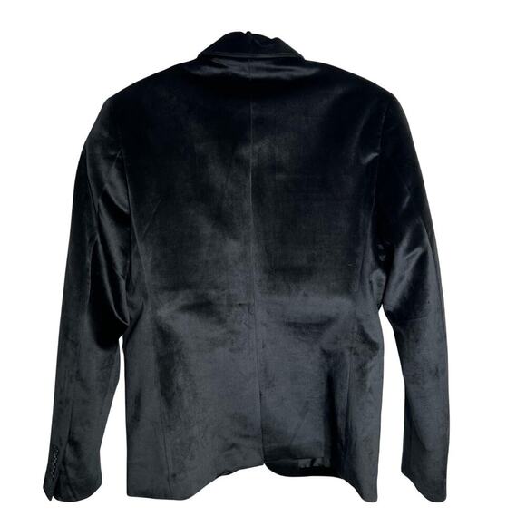 GBG Men's Black Velvet Two Button Blazer Size Medium - Picture 3 of 7
